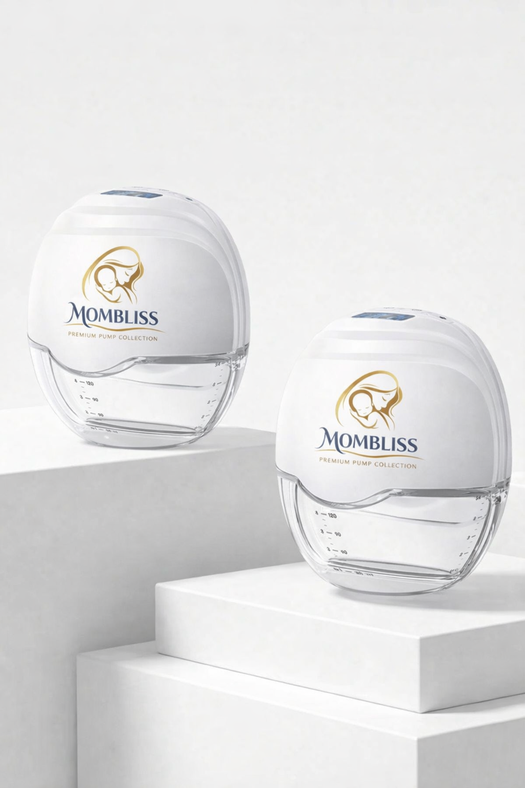 Double wearable breastpump