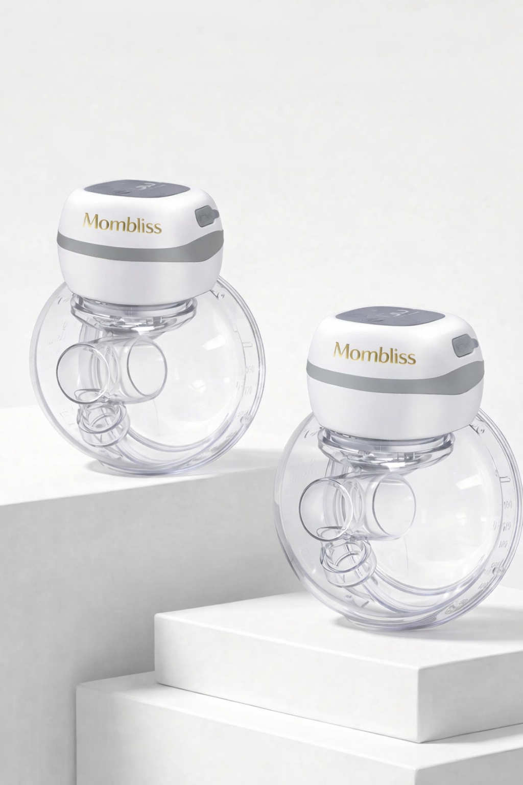 Double wearable breastpump
