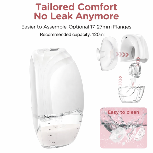 Double wearable breastpump