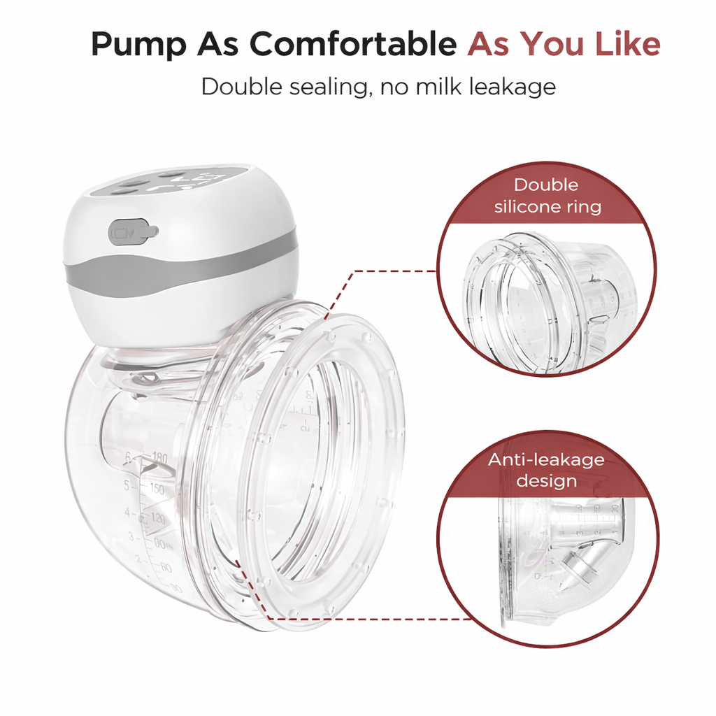 Double wearable breastpump
